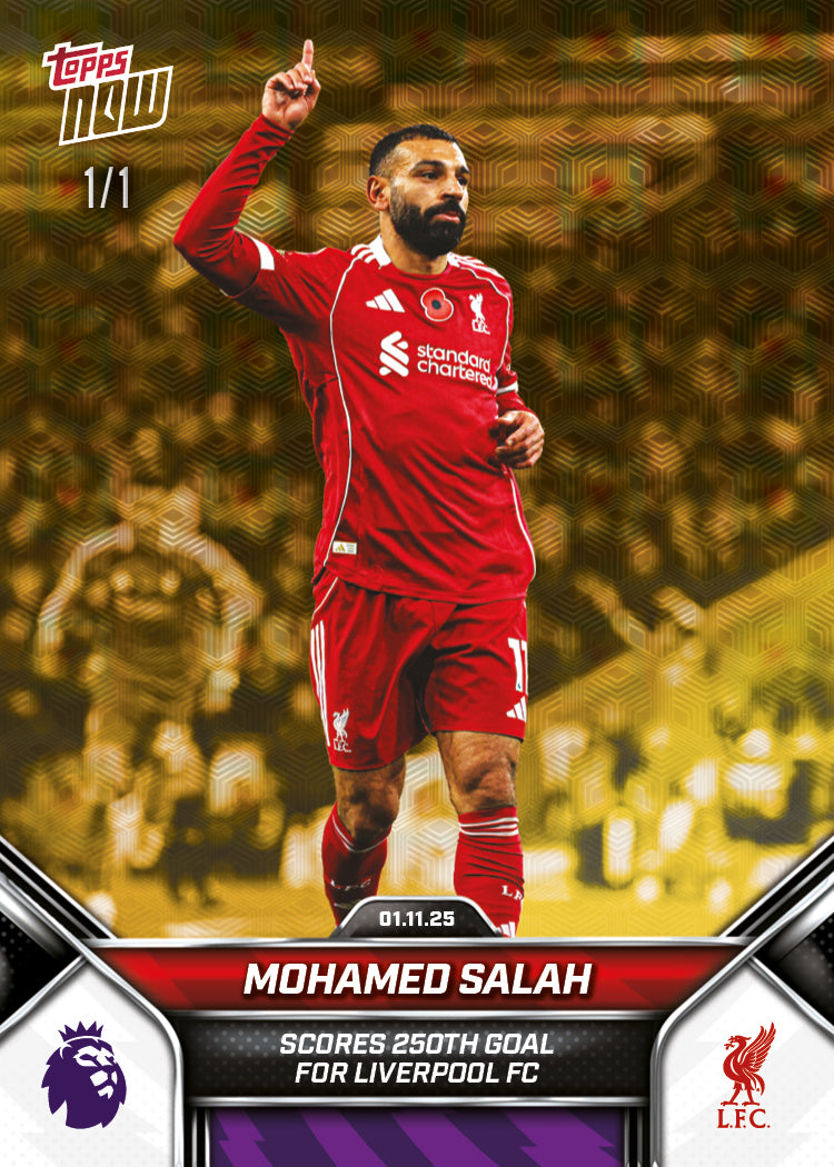 Mohamed Salah - 2025-26 Premier League Topps NOW® - Card 46