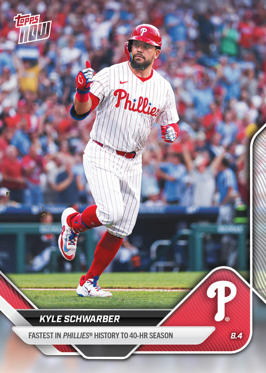 Kyle Schwarber - 2025 MLB Topps NOW® - Card 515 - PR: 1761