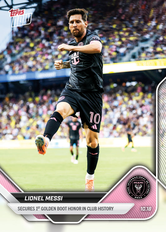 Lionel Messi - 2025 MLS Topps NOW® - Card 115 - PR: 5346