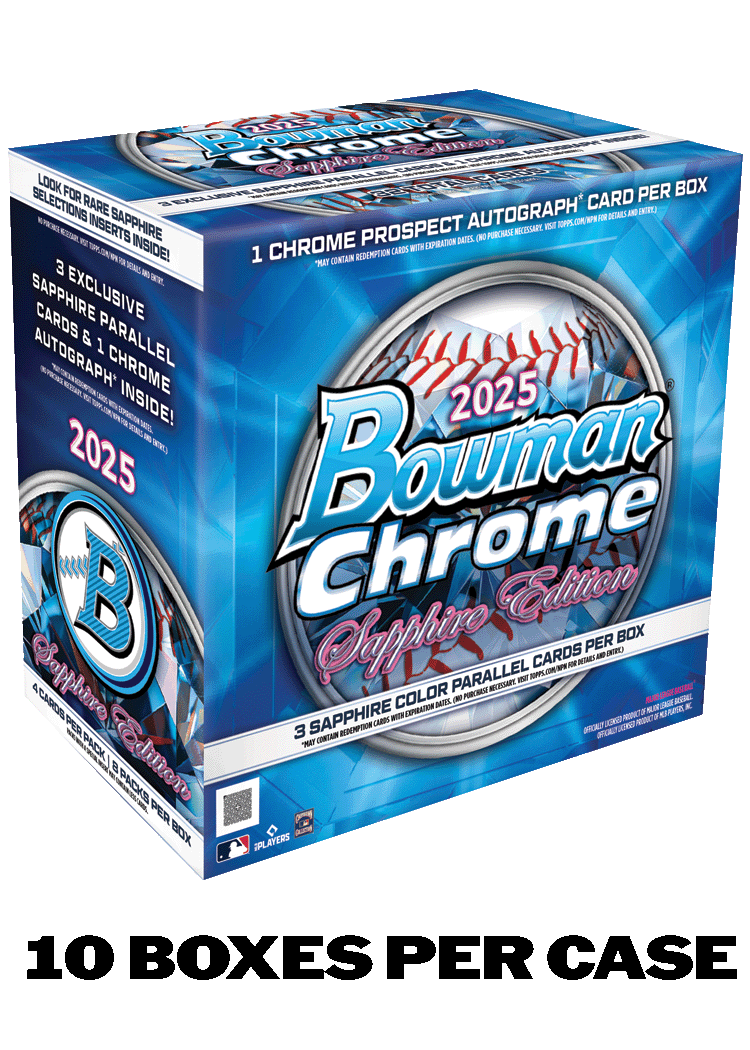 2025 Bowman Chrome® Sapphire Baseball - Hobby Box - Sealed Case