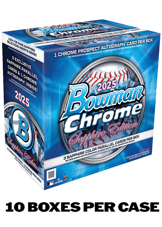 2025 Bowman Chrome® Sapphire Baseball - Hobby Box - Sealed Case