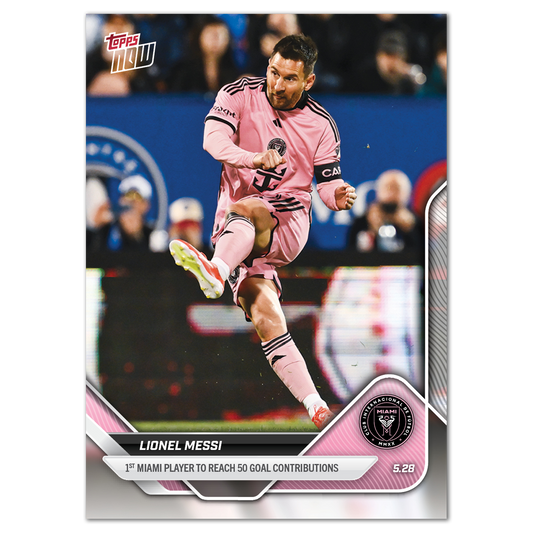 Lionel Messi - 2025 MLS Topps NOW® - Card 47 - PR: 3053