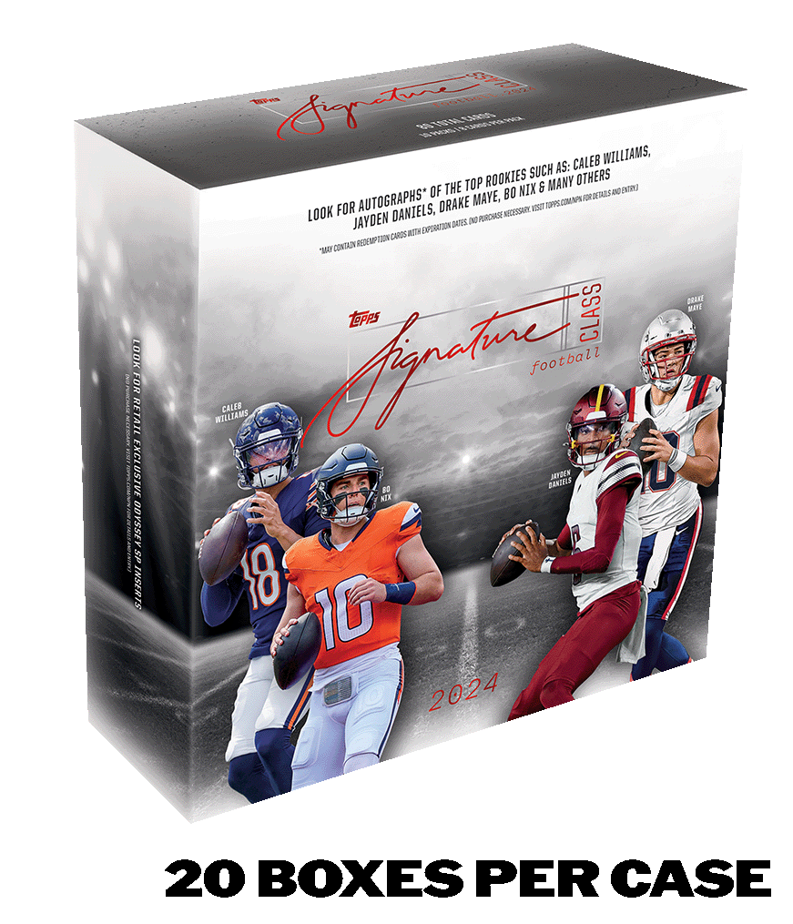 2024 Topps Signature Class Football - Mega Box - Sealed Case