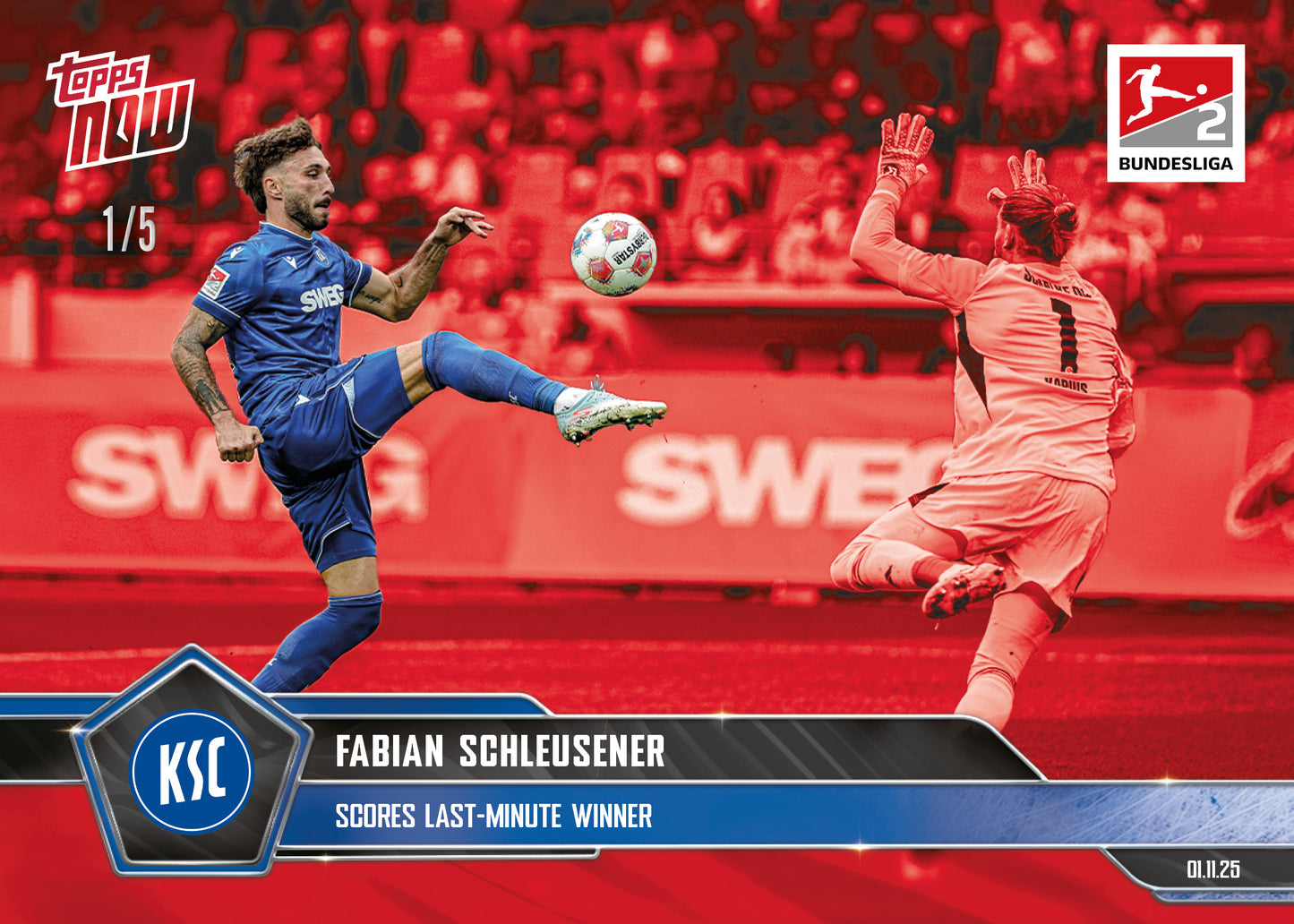 Fabian Schleusener - 2025-26 Bundesliga Topps NOW® - Card 53