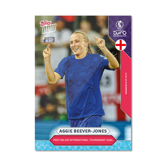 Aggie Beever-Jones - UEFA Women’s EURO 2025™ Topps NOW®  - Card 19 - PR: 208