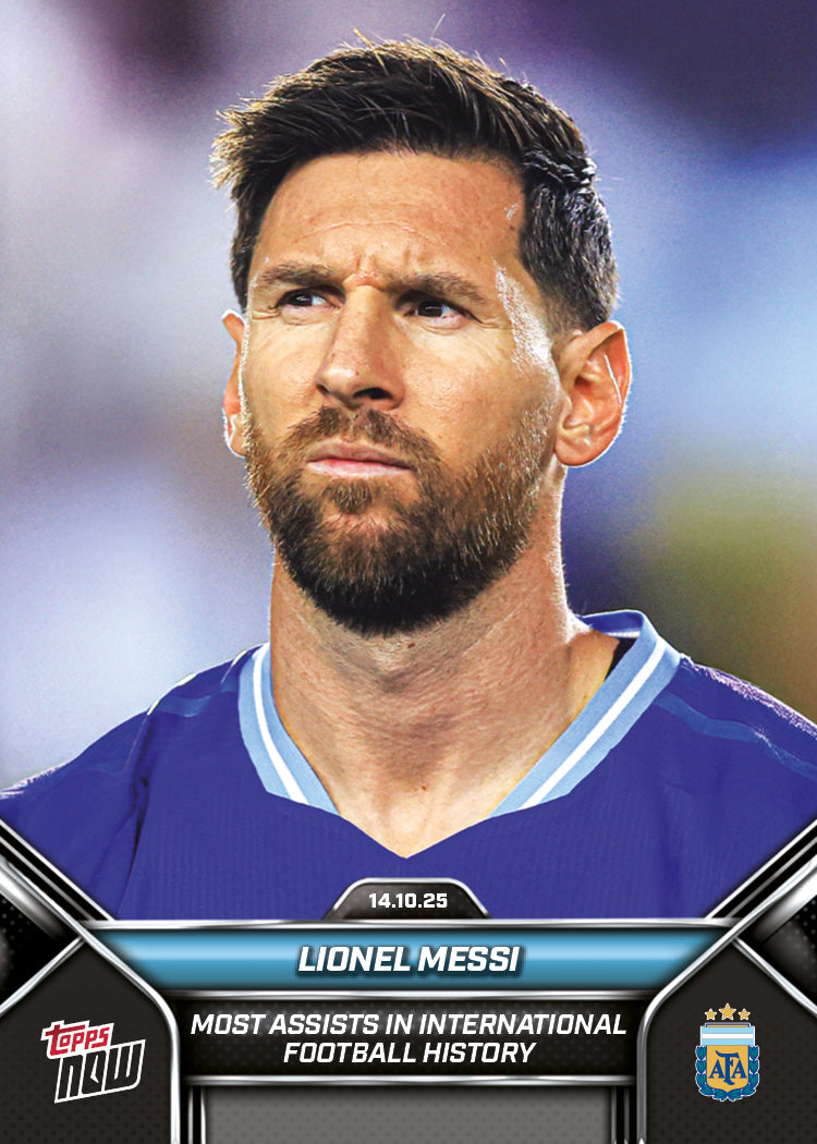 Lionel Messi - 2024-25 Argentina Topps NOW® - Card 3 - PR: 8429