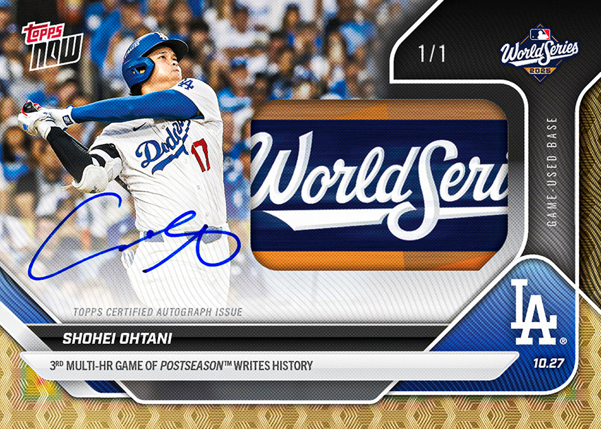 Shohei Ohtani - 2025 MLB Topps NOW® - Card 903 - PR: 58583