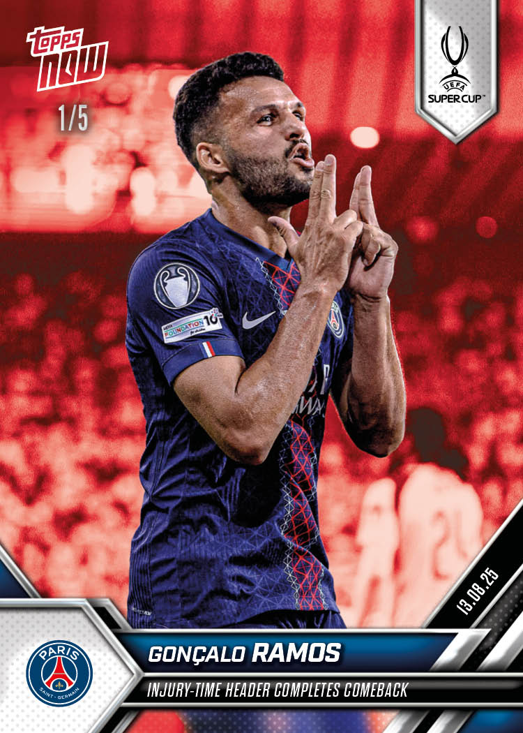 Gonçalo Ramos - 2025-26 UCL Topps NOW® Card 3 - PR: 303