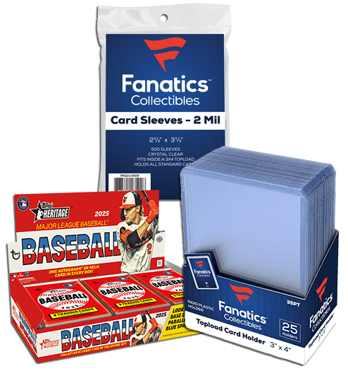 2025 Topps Heritage Hobby Box + Supplies Bundle