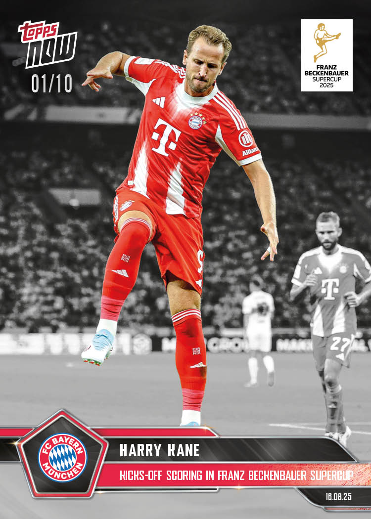 Harry Kane - 2025-26 Bundesliga Topps NOW® Card 2 - PR: 538