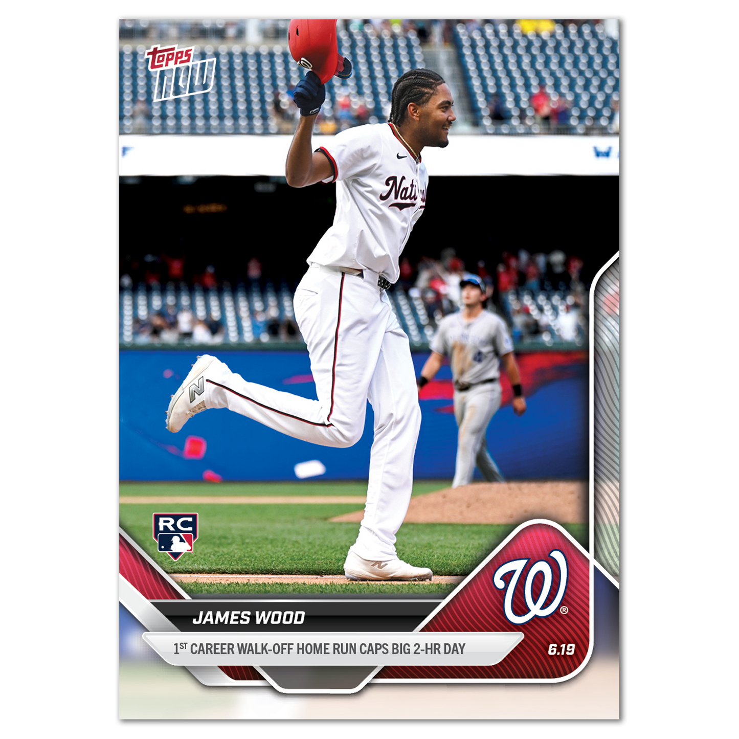 James Wood - 2025 MLB Topps NOW® - Card 318 - LOOK FOR AUTOS - PR: 3398