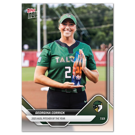 Georgina Corrick - 2025 AUSL Topps NOW® - Card 26 - LOOK FOR AUTOS - PR: 829