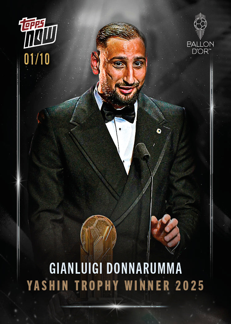Gianluigi Donnarumma - 2025 Ballon d'Or Topps NOW® - Card 5 - LOOK FOR AUTO & RELICS - PR: 739