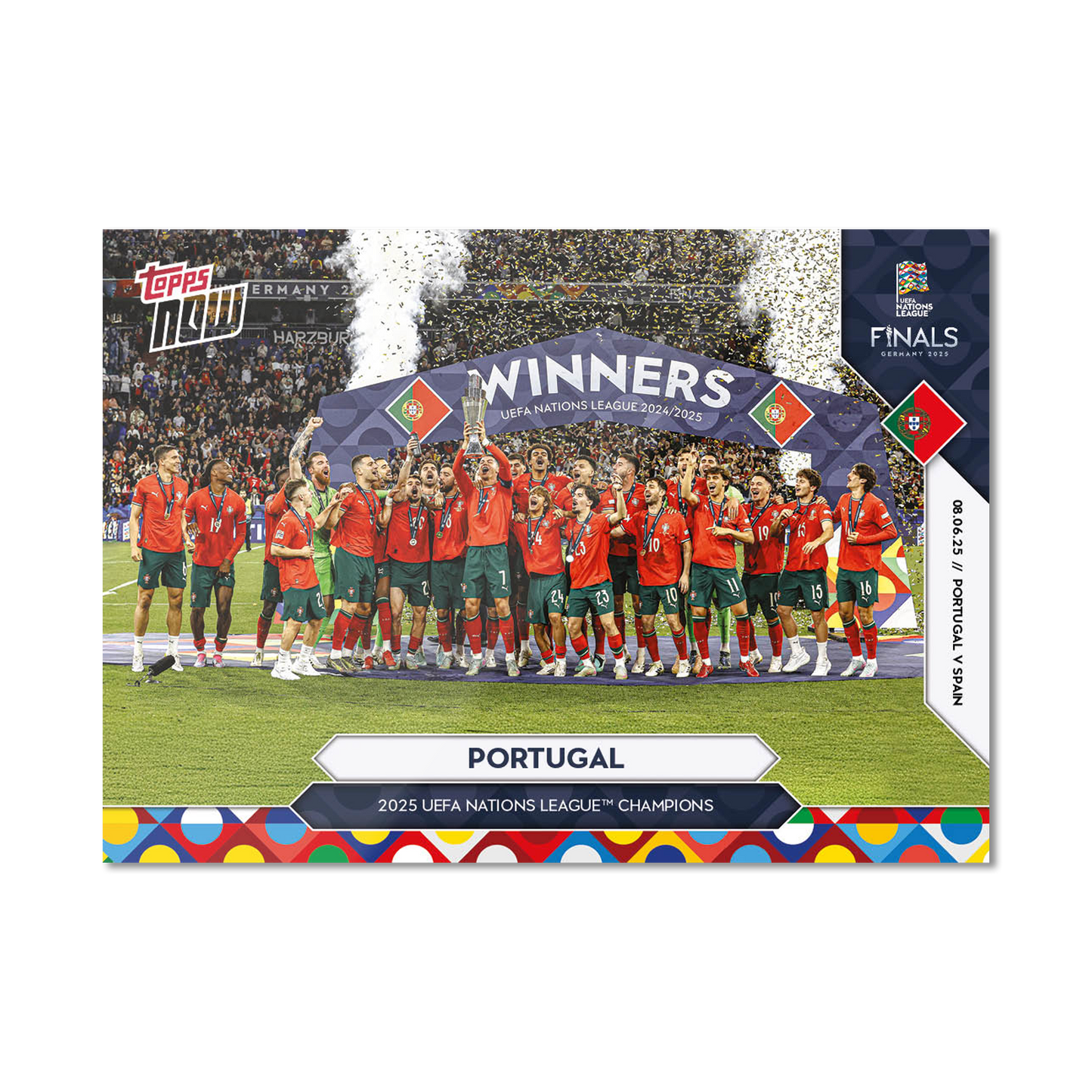 Portugal - 2025 UEFA Nations League Topps NOW® - Card 4 - PR: 2177