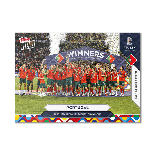 Portugal - 2025 UEFA Nations League Topps NOW® - Card 4 - PR: 2177