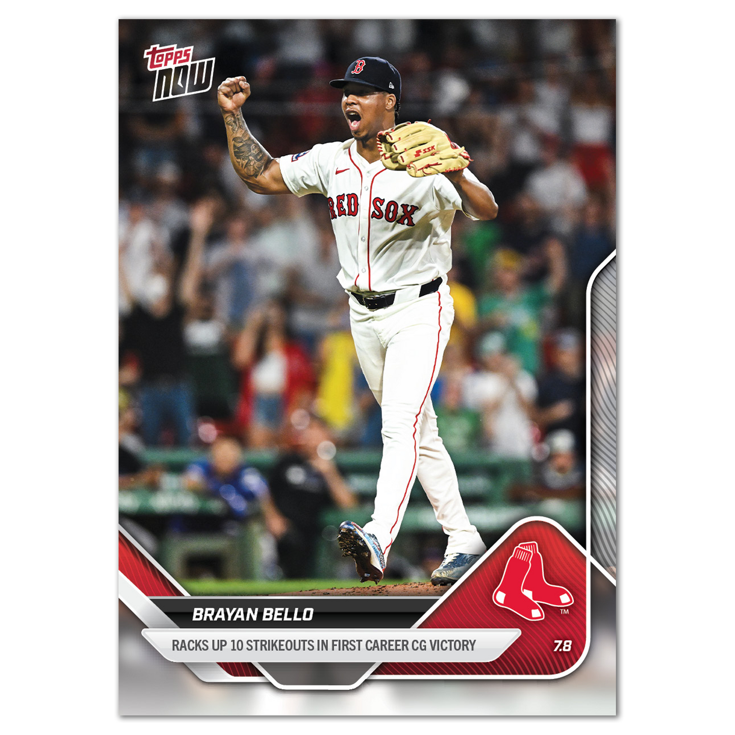 Brayan Bello - 2025 MLB Topps NOW® - Card 399 - PR: 374