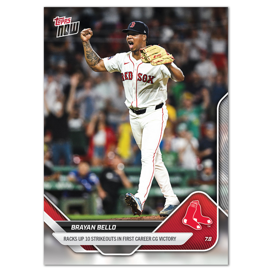 Brayan Bello - 2025 MLB Topps NOW® - Card 399 - PR: 374