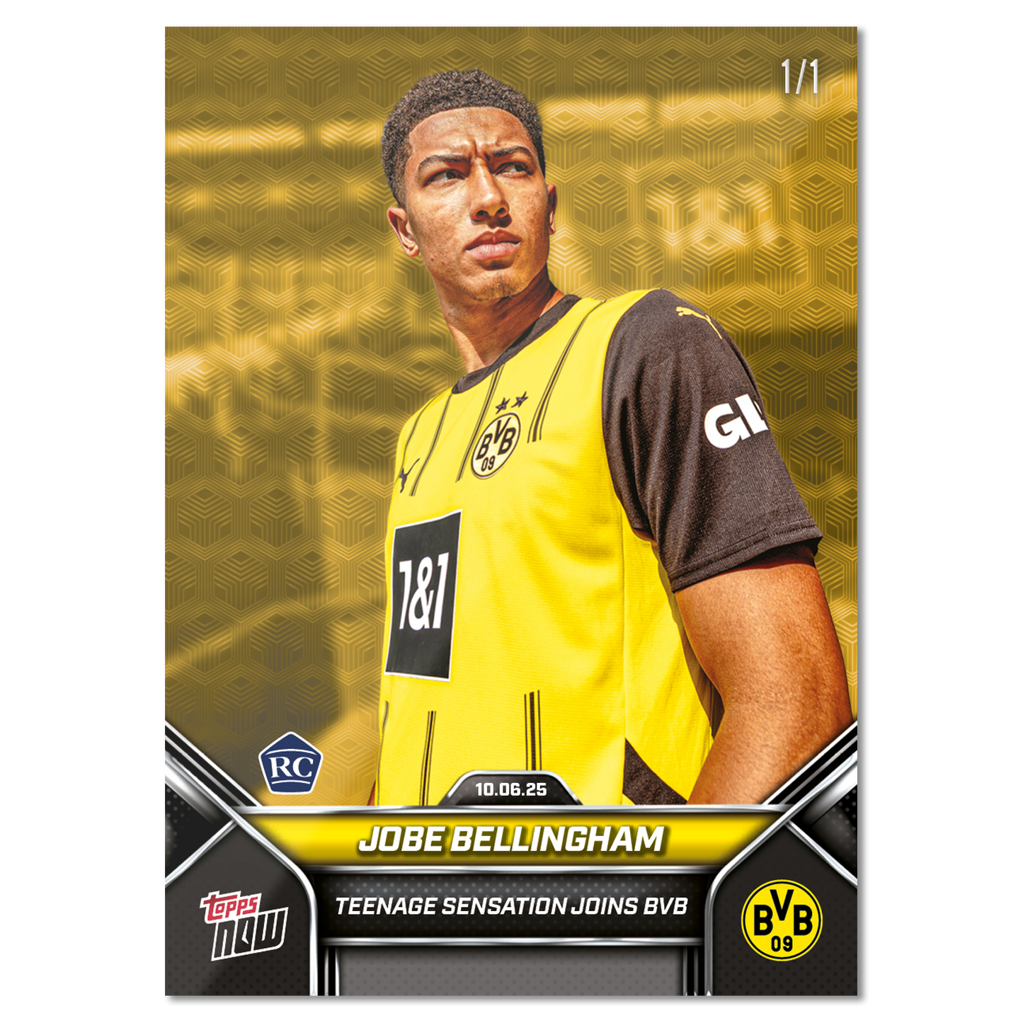 Jobe Bellingham - 2025-26 Borussia Dortmund Topps NOW® - Card 1 - PR: 3313