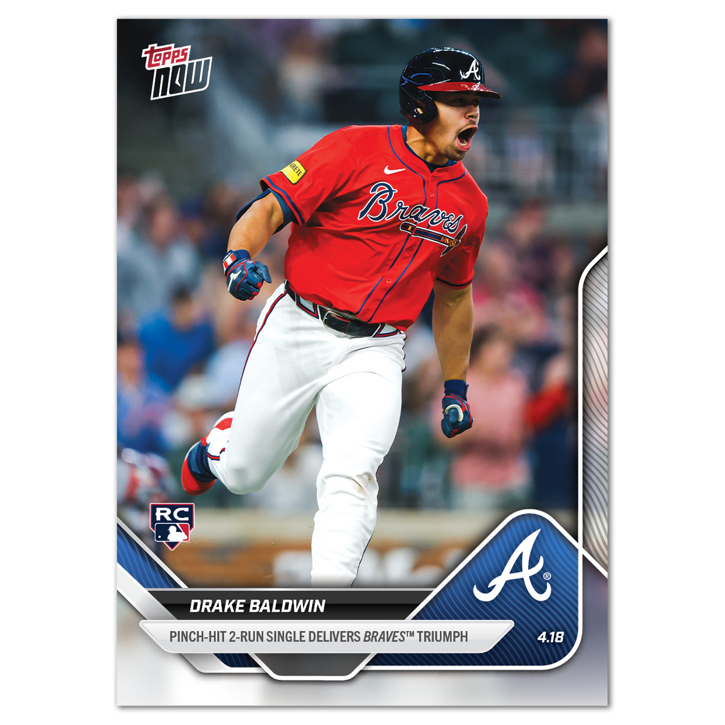 Drake Baldwin - 2025 MLB Topps NOW® - Card 83 - PR: 858