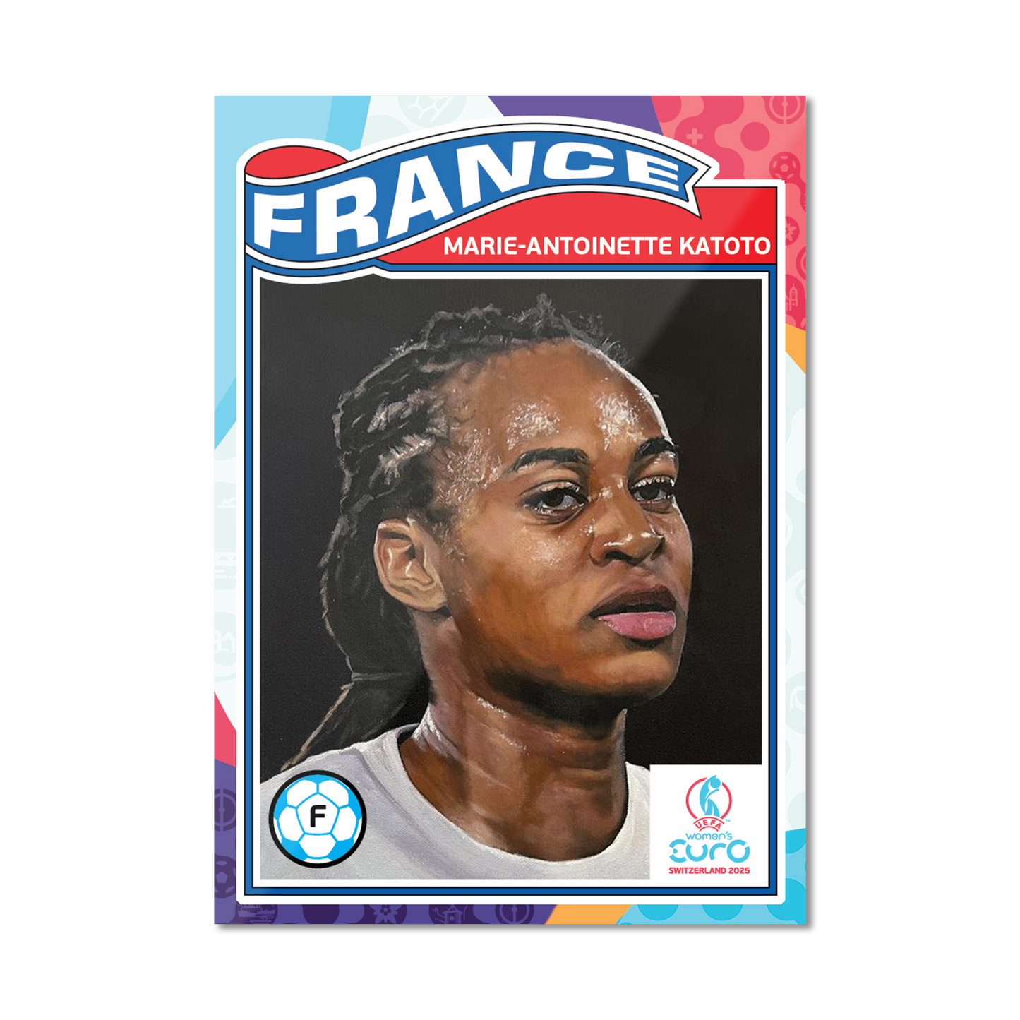 Marie-Antoinette Katoto - UEFA Women’s EURO 2025™ Living Set® - Card 3 - PR: 308