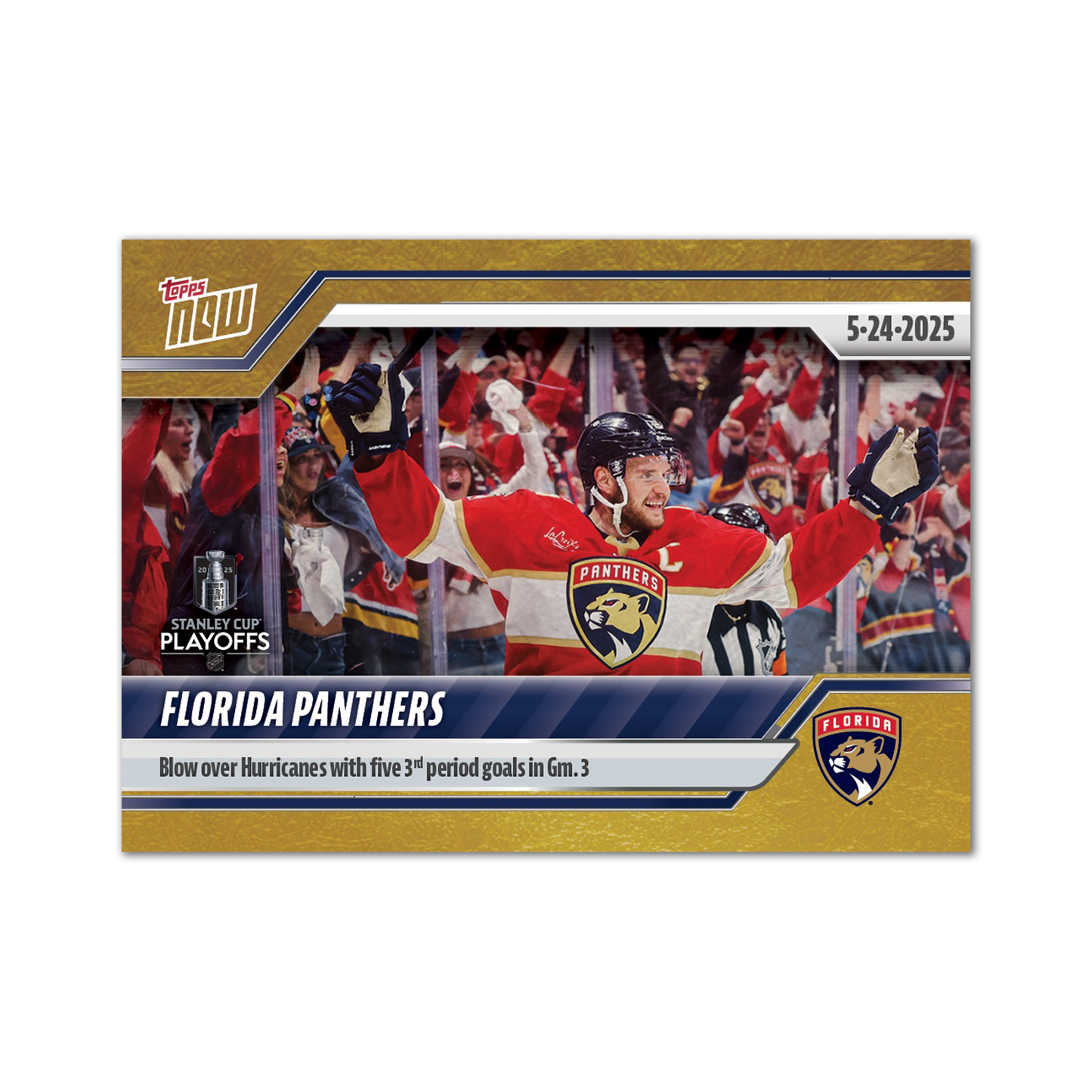 Florida Panthers - 2024-25 NHL Topps NOW® - Sticker # 194 Pack - PR: 150
