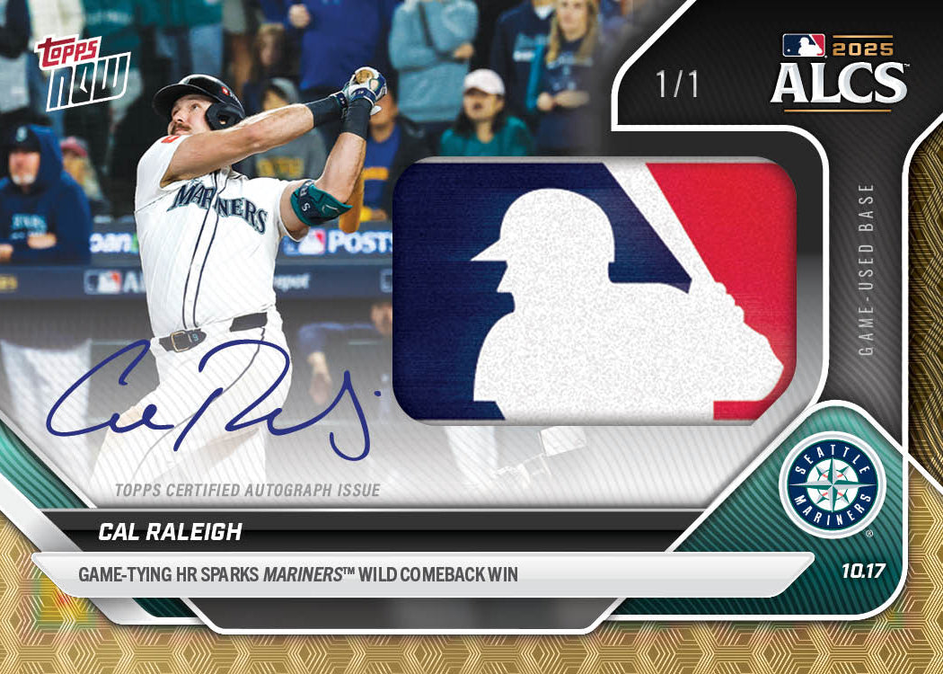 Cal Raleigh - 2025 MLB Topps NOW® - Card 881 - PR: 7683