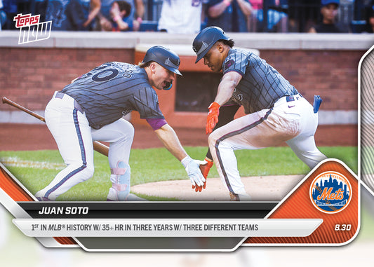 Juan Soto - 2025 MLB Topps NOW® - Card 631 - PR: 694