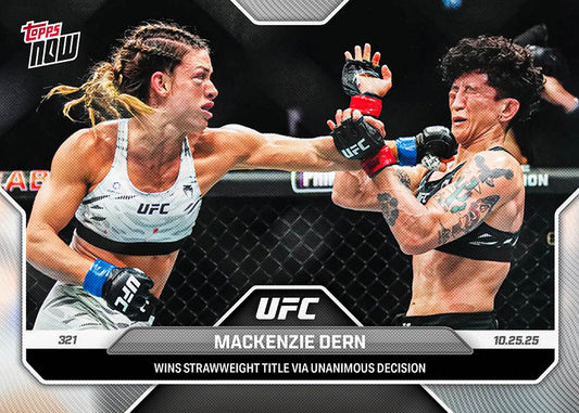 Mackenzie Dern - 2025 UFC Topps NOW® - Card 36 - PR: 966