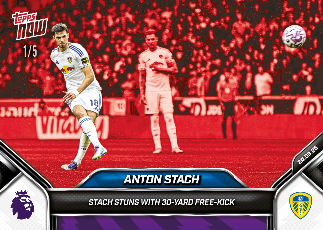 Anton Stach - 2025-26 Premier League Topps NOW® - Card 23 - PR: 355