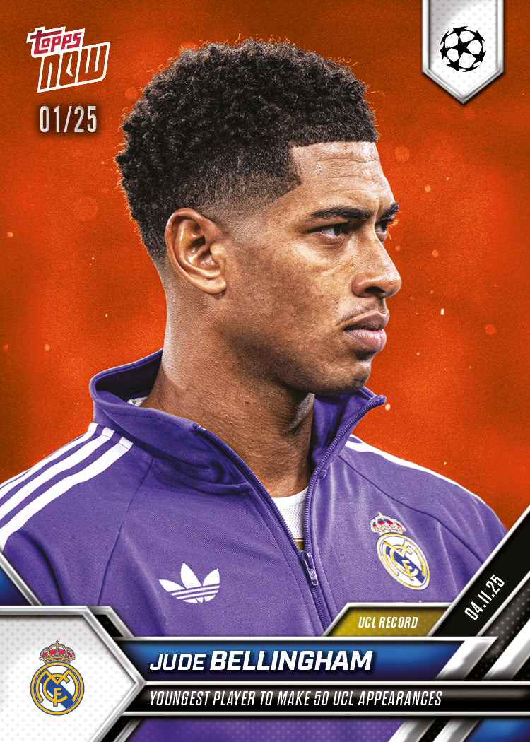 Jude Bellingham - 2025-26 UCL Topps NOW® - Card 43