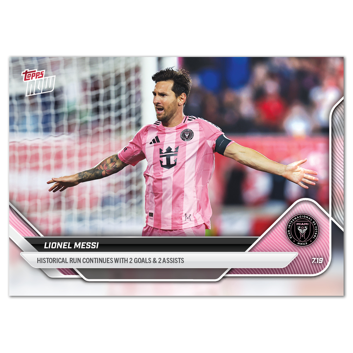Lionel Messi - 2025 MLS Topps NOW® - Card 67 - PR: 2209