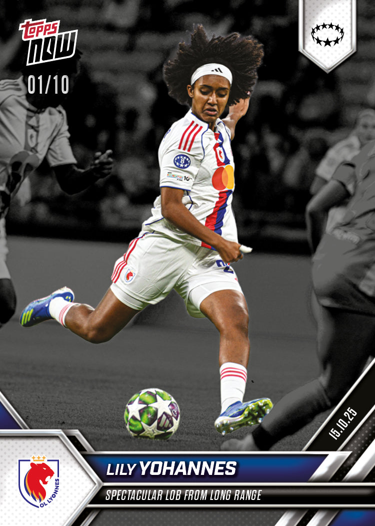 Lily Yohannes - 2025-26 UWCL Topps NOW® - Card 4 - PR: 365