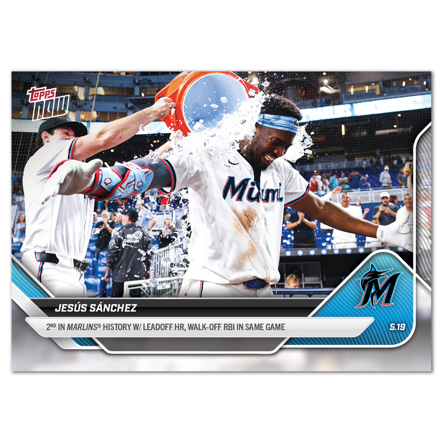 Jesús Sánchez - 2025 MLB Topps NOW® - Card 196 - PR: 299