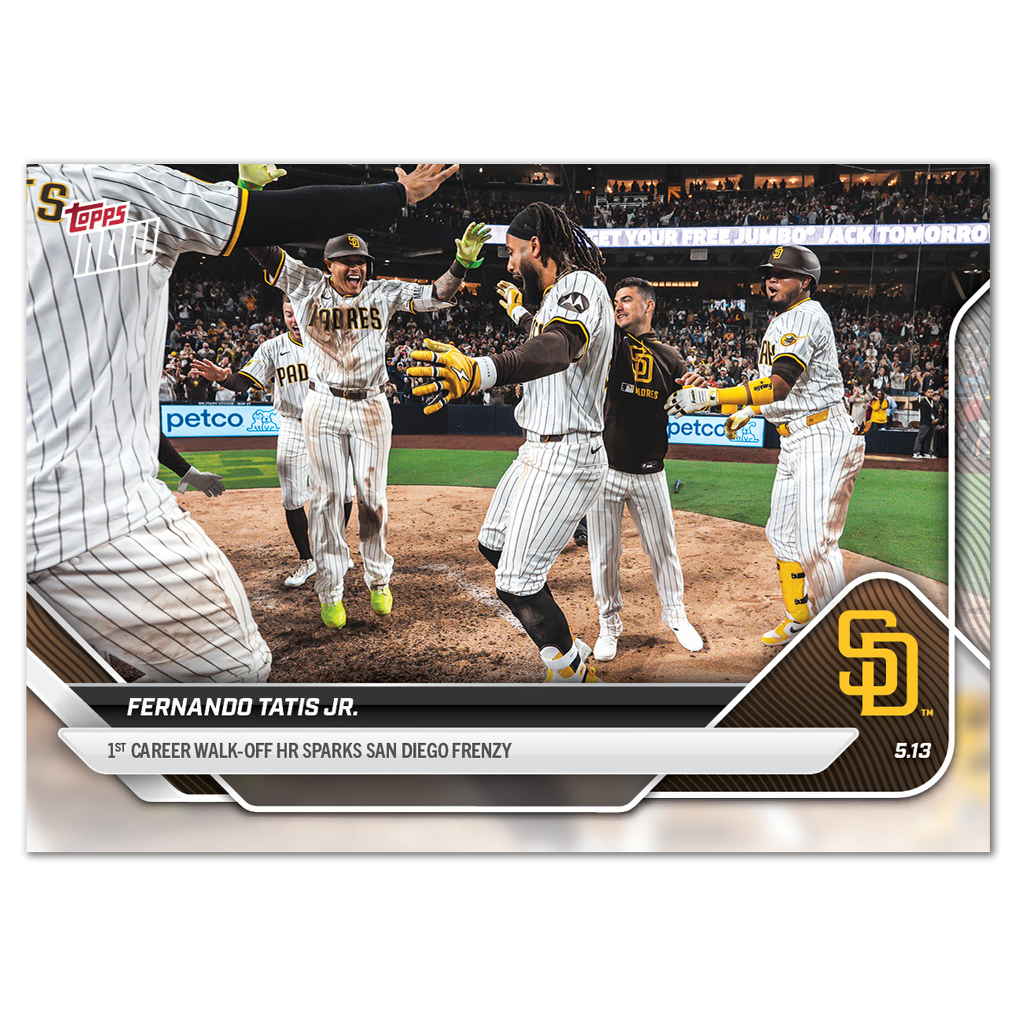 Fernando Tatis Jr. - 2025 MLB Topps NOW® - Card 174 - PR: 1634
