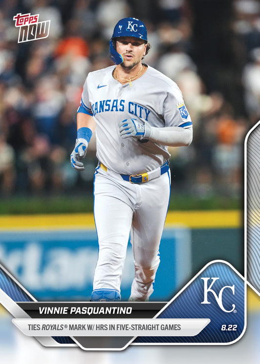 Vinnie Pasquantino - 2025 MLB Topps NOW® - Card 597 - PR: 514