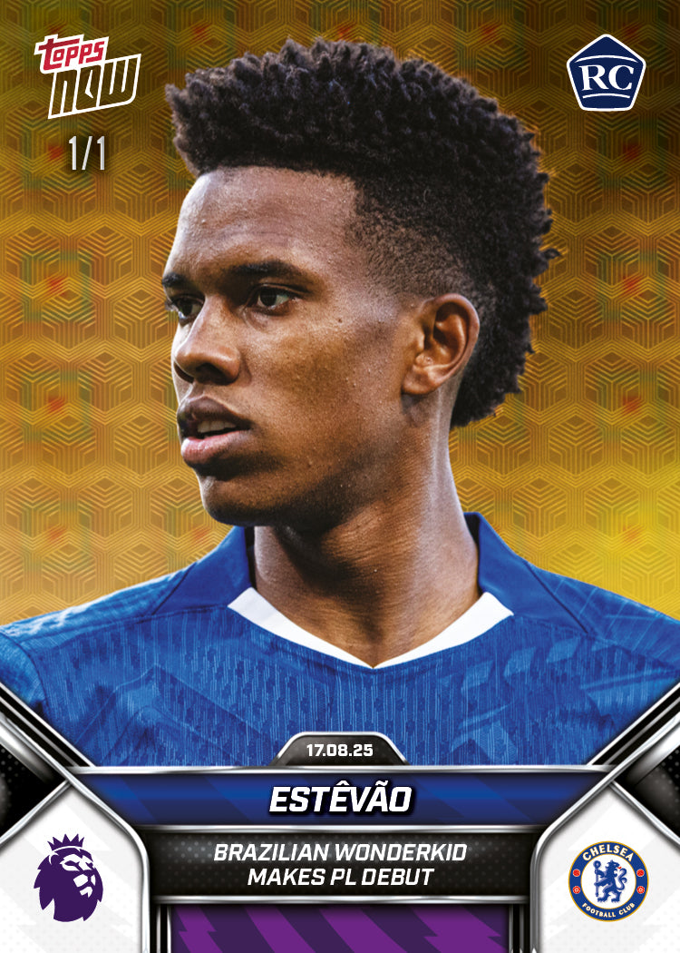 Estêvão - 2025-26 Premier League Topps NOW®  - Card 6 - PR: 8426