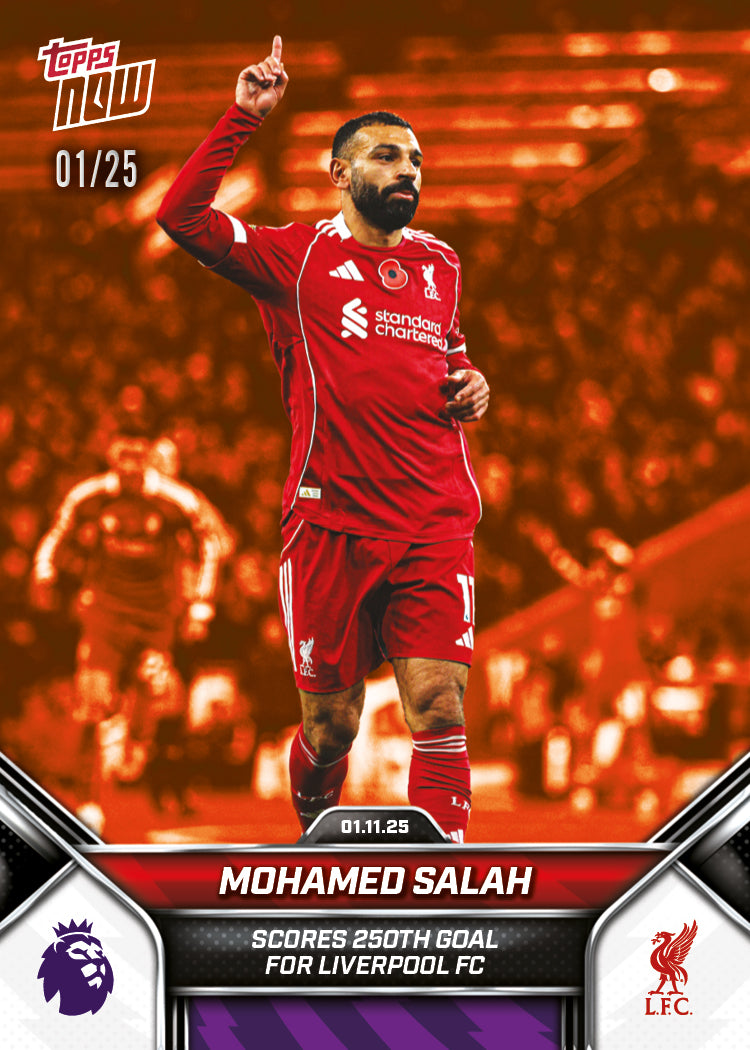 Mohamed Salah - 2025-26 Premier League Topps NOW® - Card 46