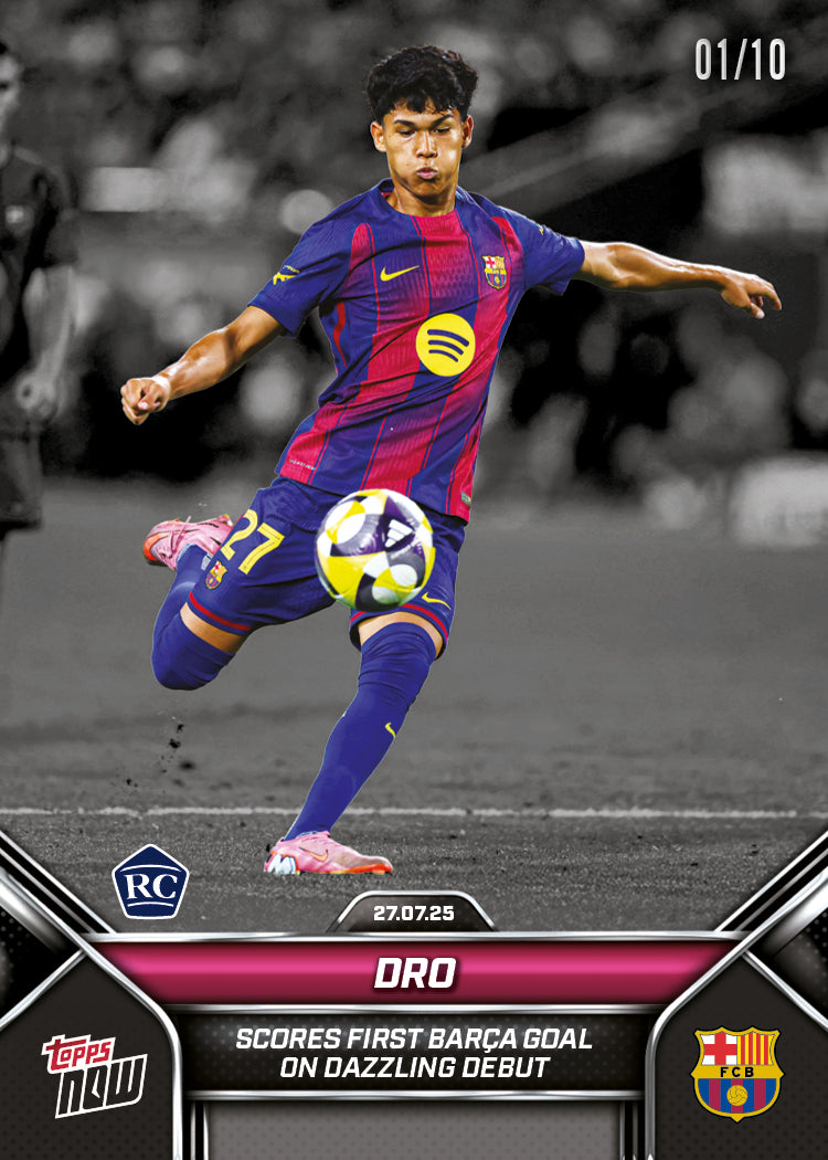 Pedro Fernandez - 2025 FC Barcelona Topps NOW® - Card 3 - PR: 1671