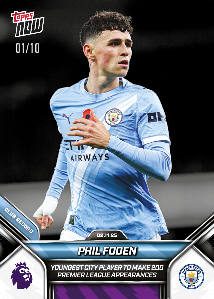 Phil Foden - 2025-26 Premier League Topps NOW® - Card 47