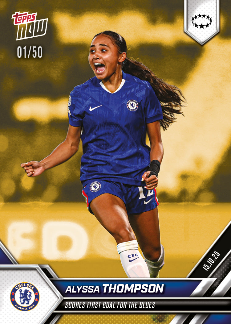 Alyssa Thompson - 2025-26 UWCL Topps NOW® - Card 3 - PR: 632