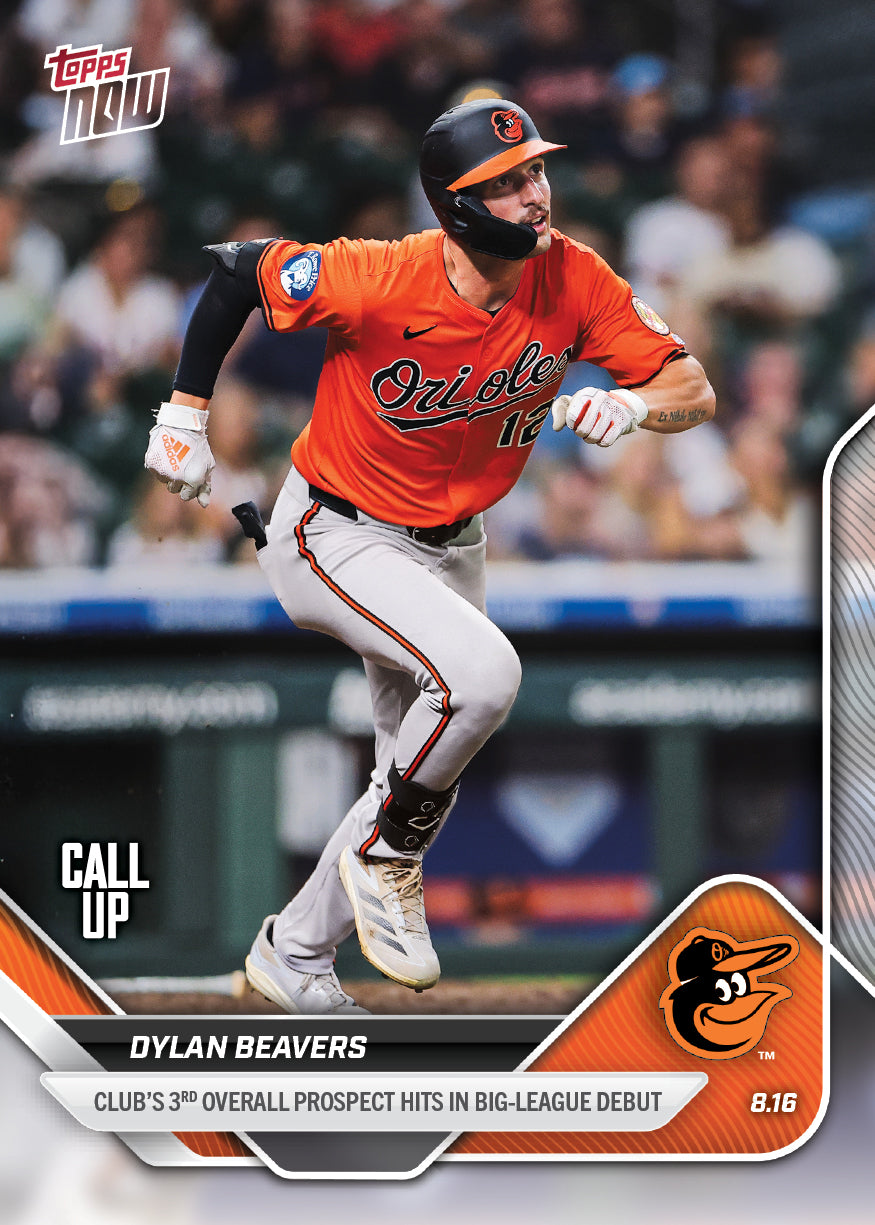 Dylan Beavers - 2025 MLB Topps NOW® - Card 564 - PR: 1403