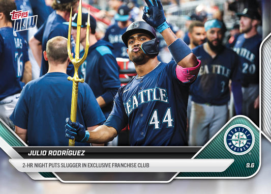 Julio Rodríguez - 2025 MLB Topps NOW® - Card 669 - PR: 961