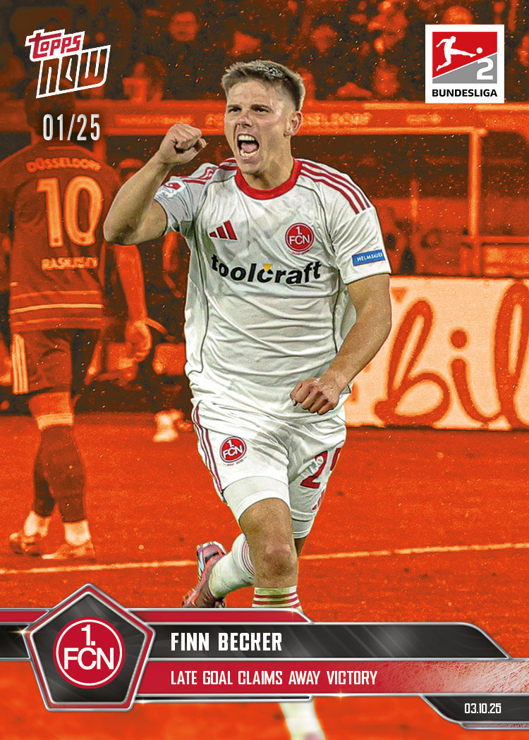 Finn Becker - 2025-26 Bundesliga Topps NOW® - Card 36 - PR: 146
