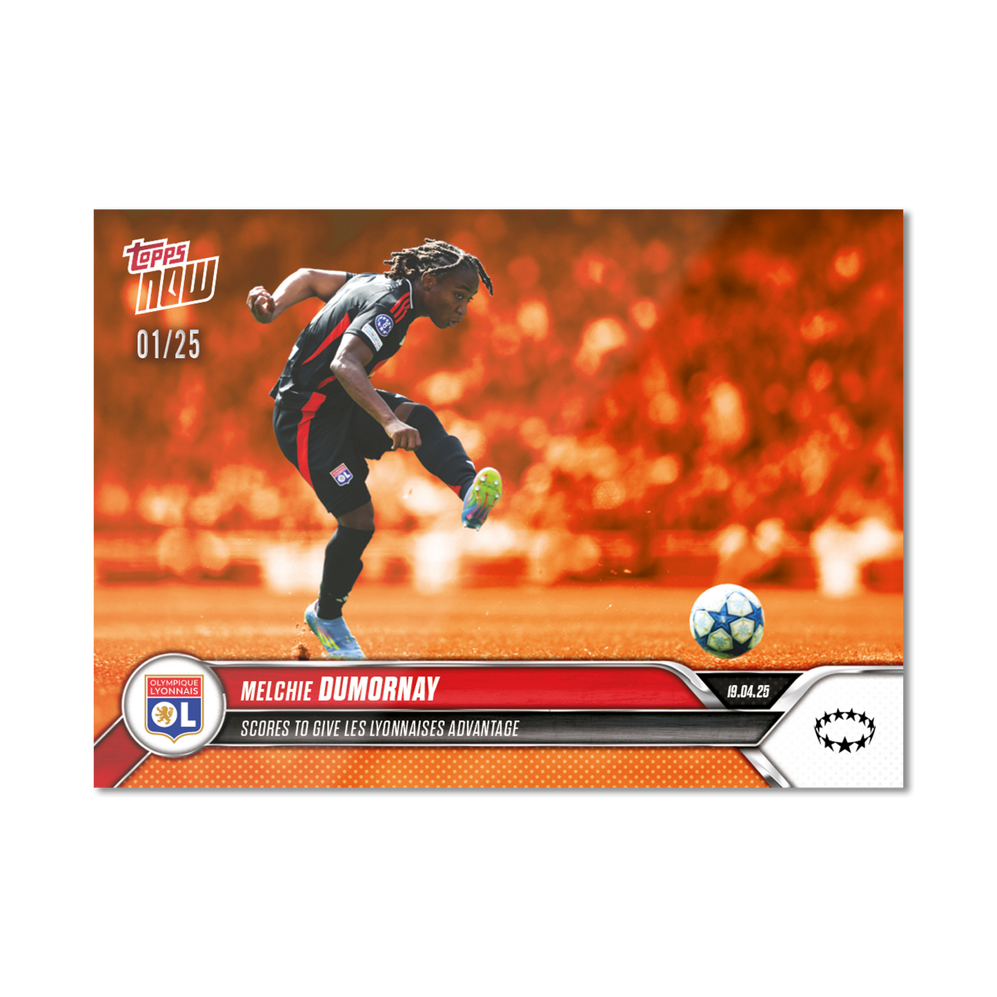 Melchie Dumornay - 2024-25 UWCL Topps NOW® - Card 22 - PR: 125