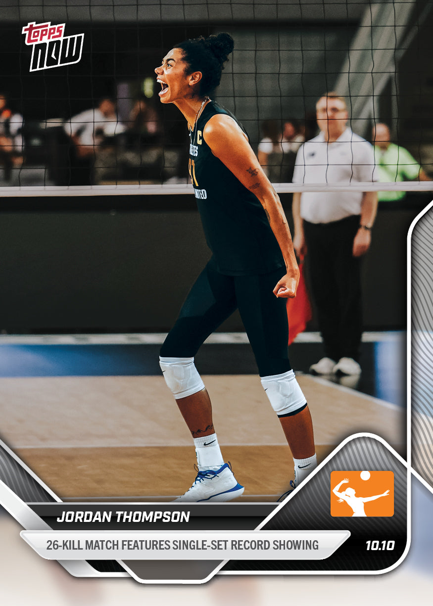 Jordan Thompson - 2025 AU Pro Volleyball Topps NOW® - Card 4 - PR: 197