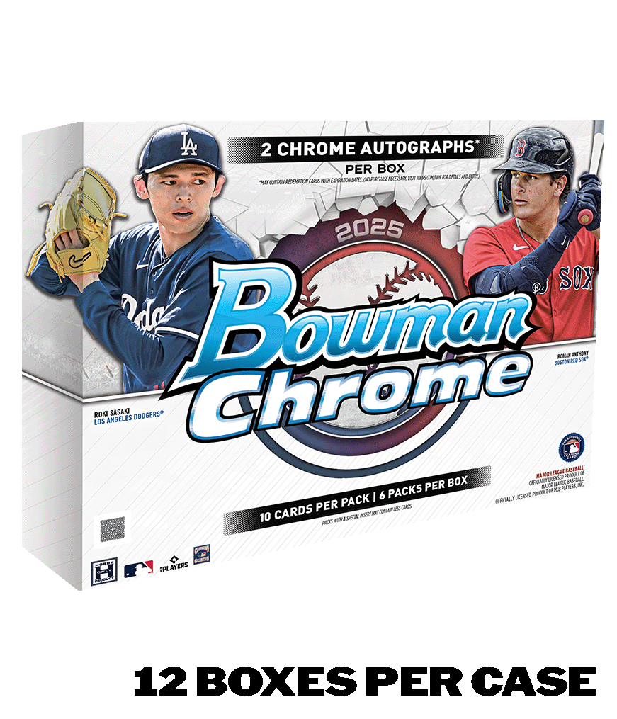 2025 Bowman Chrome® Baseball - Hobby Box - Sealed Case