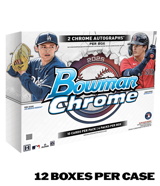 2025 Bowman Chrome® Baseball - Hobby Box - Sealed Case