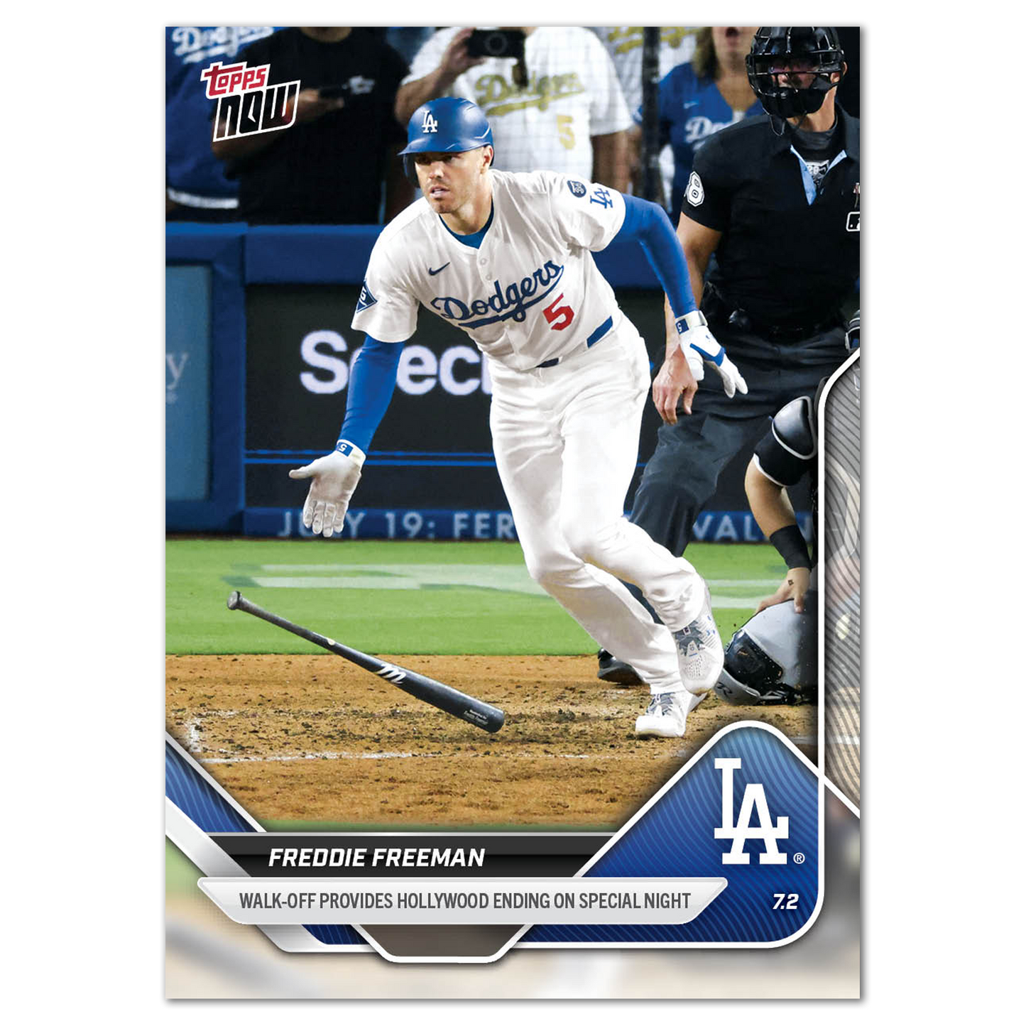 Freddie Freeman - 2025 MLB Topps NOW® - Card 374 - PR: 2231