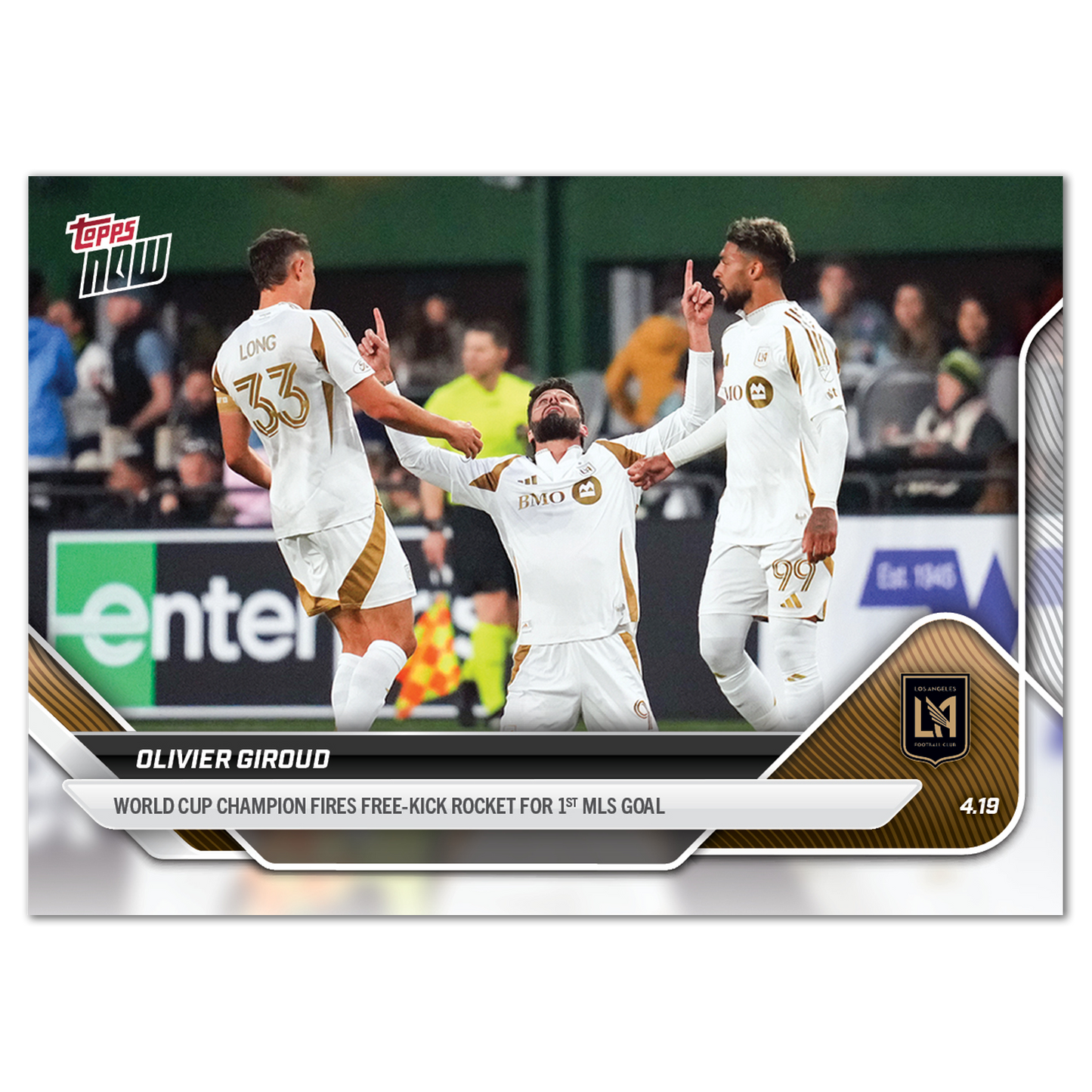 Olivier Giroud - 2025 MLS Topps NOW® - Card 32 - PR: 201