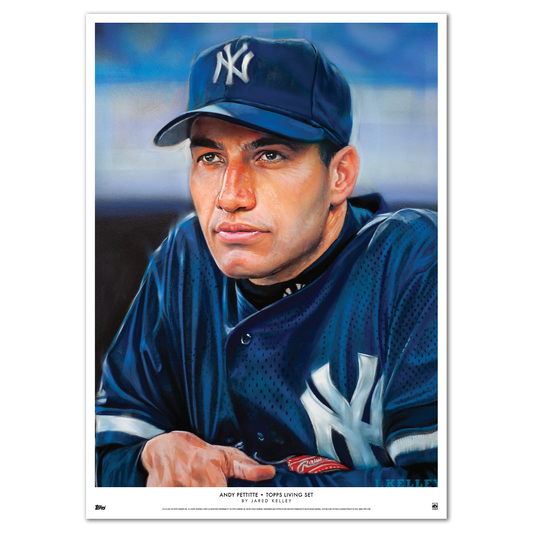 Topps Living Set Fine Art Print #827 - Andy Pettitte